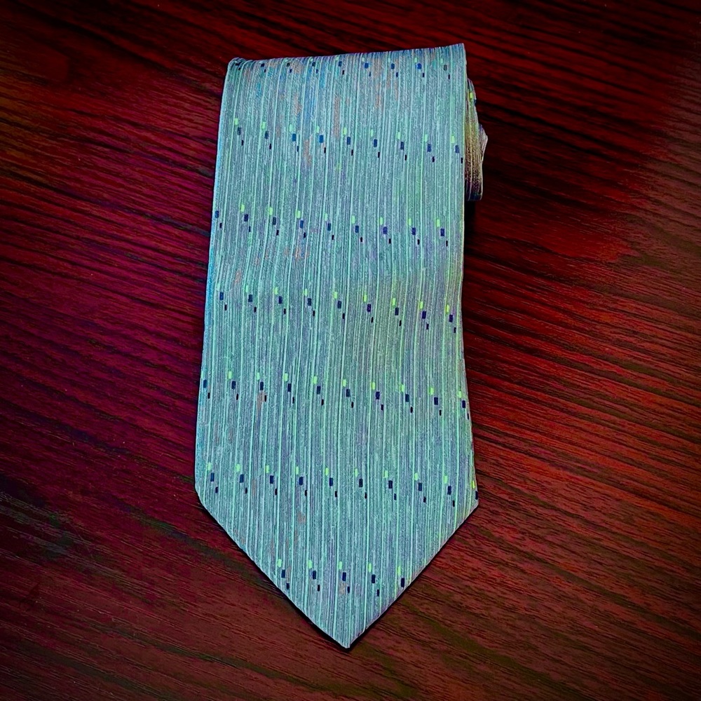 Alfani Blue Grey Tie